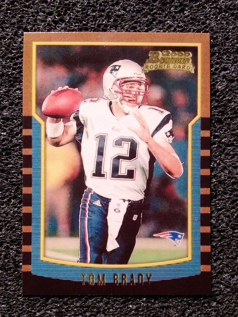 Tom Brady New Enland Patriots Bowman Football Rookie Card